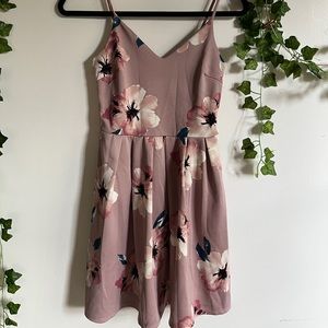 Lavender floral soprano dress small